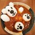 sweet＊snow's cooksnap of when they made デコカレー☺白クマさんの海水浴.