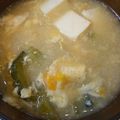 えびえり's cooksnap of when they made ゴーヤーとお豆腐☆卵とじお味噌汁.