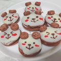あず✦'s cooksnap of when they made ＊バレンタインに♥クマ☆ウーピーパイ＊.