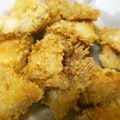 rakuen's cooksnap of when they made カスベのフライ〜卵を使わないフライ〜.