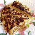 Spain's cooksnap of when they made 粉なし！余ったキャベツでお好み焼き風.