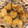 にゃん太郎キッチン's cooksnap of when they made バレンタインに！ハート♡チョコパイ.