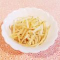 Richland☆Y's cooksnap of when they made レンジで簡単！もやしのウスターソース和え.