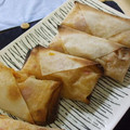 awa_tama's cooksnap of when they made 柿と生ハムのエスニック春巻き.