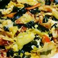クック64OY6U☆'s cooksnap of when they made 春キャベツとチクワの卵とじ煮☆.