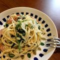 きなこふに's cooksnap of when they made 超簡単！ほうれん草の濃厚クリームパスタ.