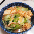 amjkao's cooksnap of when they made チンゲン菜と厚揚げの中華風うま煮♪♪.