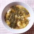 えつエツ's cooksnap of when they made めかぶの卵かけごはん.