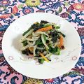 SP♪'s cooksnap of when they made 磯香る♪ほうれん草人参もやしのあえもの.