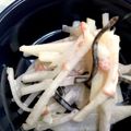 トロイメライ♬'s cooksnap of when they made 混ぜるだけ♪「大根の梅マヨサラダ」.