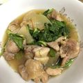 ゆみうめ's cooksnap of when they made 鶏肉と大根と菜の花のうま煮.