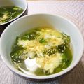 runa10's cooksnap of when they made ニンニクとセロリのわかめスープ.