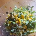 ぽぽらままん's cooksnap of when they made 簡単すぎ！豆苗とコーンのサラダ.