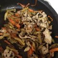 ⭐️yuka⭐️'s cooksnap of when they made 沢庵の豚肉炒め.