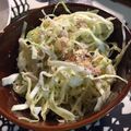 すーころん's cooksnap of when they made カレーの日に。キャベツのマヨポンサラダ.