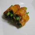 ひろみPooh's cooksnap of when they made 春菊の茎☆巻き♪焼き♪.