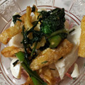 mami5san's cooksnap of when they made 【絶品】春菊と油揚げの柚子胡椒和え.