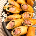 いつき♡キッチン's cooksnap of when they made 粗挽きウインナーとチーズの簡単春巻き.