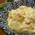 のりてぃｓｘ's cooksnap of when they made 梨とキャベツ、カニカマのサラダ.