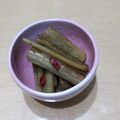 ラリー＆サラ's cooksnap of when they made 常備菜☆牛蒡の即席たまり漬け風.