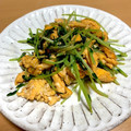 minolunch's cooksnap of when they made 豆苗と玉子のオイスター炒め.