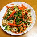 55才のおじさん's cooksnap of when they made 豆苗とちくわの麺つゆサラダ.