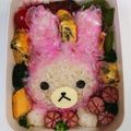 めいめい☆☆☆'s cooksnap of when they made 『うさぎ♪コリラックマ』弁当♡キャラ弁♡.