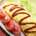 平野由南（ひらのゆな's cooksnap of when they made 春巻きの具　リメイク^w^中華風オムレツ.