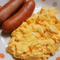 saalalan's cooksnap of when they made ＊トロトロマヨマヨスクランブルエッグ＊.