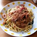 Ktouth's cooksnap of when they made ちゃんぽん麺で和風パスタ.
