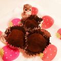 三匹のママ's cooksnap of when they made バレンタイン☆簡単チョコ大福☆.