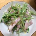 hykumi's cooksnap of when they made レンチンで簡単♪豆苗とハムのマヨサラダ☆.