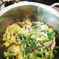 にょりんいこ's cooksnap of when they made 菜の花としいたけの卵とじ☆.