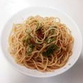 ポニーリボン's cooksnap of when they made 何もない時に！簡単梅パスタ(￠ω￠).