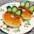 サンディサンディ's cooksnap of when they made ☆ホットドッグ&エッグサンド☆.