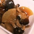 リコば's cooksnap of when they made 株なめこで♪大根とこんにゃくのトロうま煮.