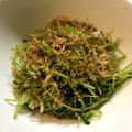 あんじゅにゃん's cooksnap of when they made 2分で簡単あと一品！豆苗のごま胡麻あえ.