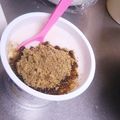 choco831's cooksnap of when they made ヨーグルトに！イチゴときなこ！？.