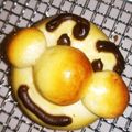 楽ちん楽ちん's cooksnap of when they made チョコ不使用アンパンマンぱん♪捏ねず簡単.