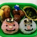 mayuyuri2's cooksnap of when they made キャラ弁☆節分　鬼弁当.
