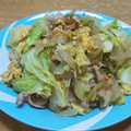 クック8D0BQL☆'s cooksnap of when they made 豚こま肉と卵の和風だし炒め.