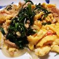 マイ食卓's cooksnap of when they made *春菊と玉葱のツナ卵炒め*.