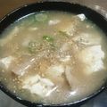 クックMY5E4E☆'s cooksnap of when they made たたき蓮根のお味噌汁.