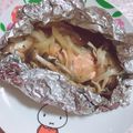 ♡chinoちゃん's cooksnap of when they made 鮭の簡単ホイル包みのメイン料理♡.