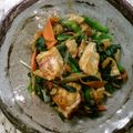 akiko_ara's cooksnap of when they made 安うま！サメニラ（鮫のニラ炒め）.