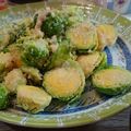 みつばちちゃげ's cooksnap of when they made 芽キャベツのチーズ明太子和え.