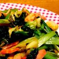 もえシル's cooksnap of when they made ターサイとベーコンのシンプル炒め.