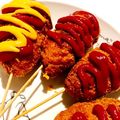 おかん時々おとん's cooksnap of when they made 韓国チーズドック・ハットグ.