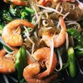 KNNKN's cooksnap of when they made エビとほうれん草と春雨炒め.