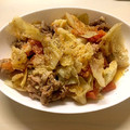 クック3Z3D5O☆'s cooksnap of when they made 豚肉とキャベツとトマトの蒸し炒め.